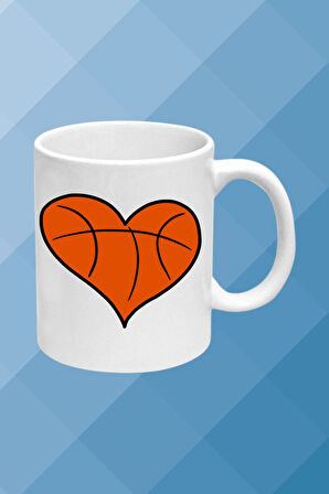 Basketboll Temalı Basket Sever Kupa Bardak Çay Kahve Fincanı-9