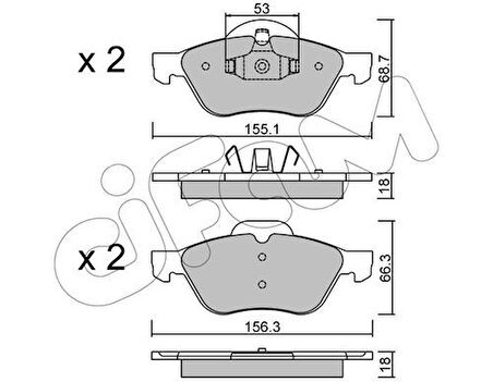 Cifam 607248 Aks Kafası Diş Nissan Almera 1.6-2.0D 95-00 3910063Y00