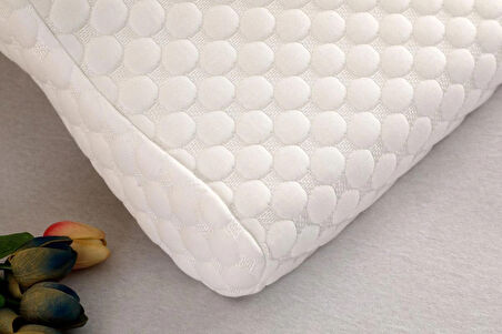 Tago Home Çift Taraflı Ortopedik Visco Yastık Boyun Fıtığı Boyun Ağrısı Destekli 51x41x13cm 
