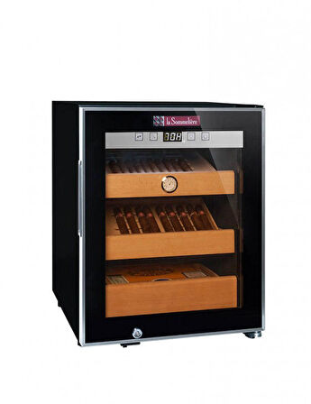 LA SOMMELIERE CIG251 Humidor 250 Puro Kapasiteli,Puro Saklama Dolabı