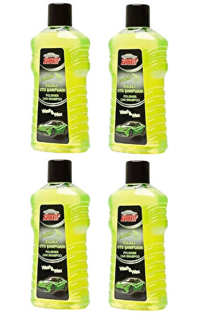 AUTOKIT Cilalı Oto Şampuanı 1000 ml 4'lü Avantaj Paket