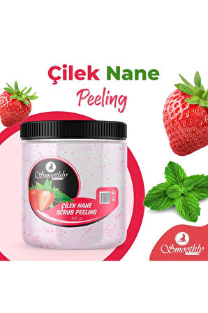 Epilasyon Ağda Sonrası Batık Peeling Çilek Nane Peeling 800ml + Bisküvi Peeling + Tüy Geciktirici