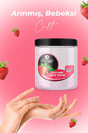 Epilasyon Ağda Sonrası Batık Peeling Çilek Nane Peeling 800ml + Bisküvi Peeling + Tüy Geciktirici