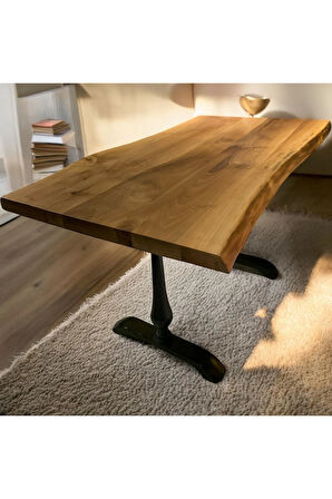 CAFE MASA Ahşap Kütük Masa 