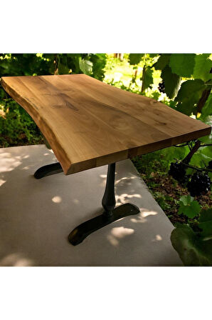 CAFE MASA Ahşap Kütük Masa 