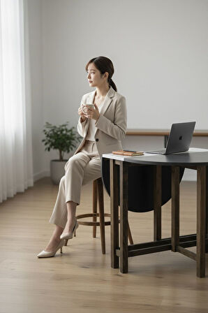 Katlanır Kanatlı Masa Yemek Masası Çalışma Masası Mutfak Masası REMBRANDT