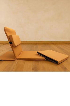 Ayrılabilir Çift Minderli Backjack Meditasyon Sandalyesi Destekli Yer Minderi