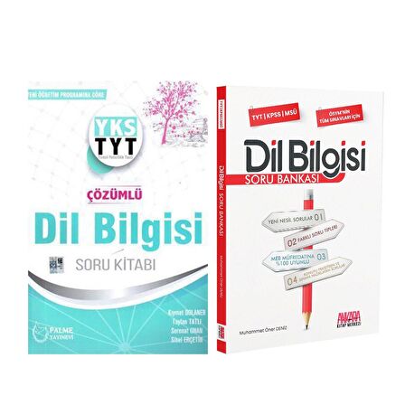 Palme ve AKM Dil Bilgisi Soru Bankası Seti 2 Kitap