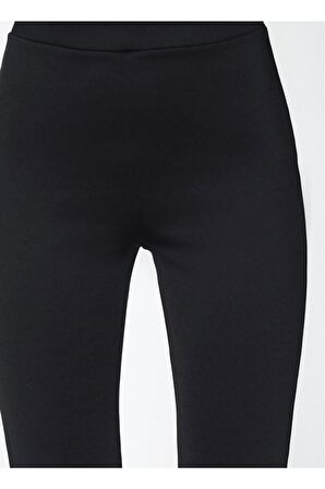 Ispanyol Paça Yüksek Bel Tayt Pantolon