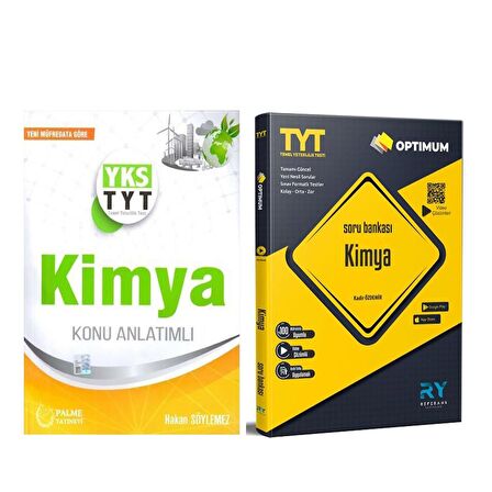 Palme TYT Kimya Konu ve Referans TYT Kimya Soru Bankası Seti 2 Kitap