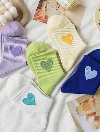 5'li Ekonomik Paket Kolej Tenis Çorap Set