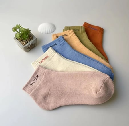 6'lı Kışlık Kalın Termal Tenis Çorap Set
