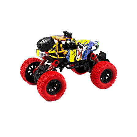 Çek Bırak Renkli Rock Crawler Off Road Araba