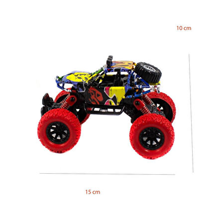 Çek Bırak Renkli Rock Crawler Off Road Araba