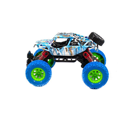 Çek Bırak Mavi Rock Crawler Off Road Araba