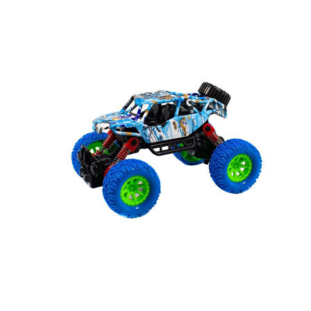 Çek Bırak Mavi Rock Crawler Off Road Araba