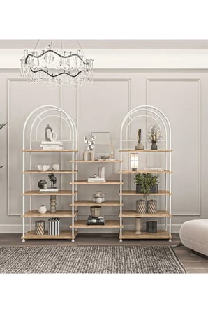 Çevir Kur Bohem Atlantik Çam Raf – Çok Amaçlı Dekoratif Dolap & Kitaplık 199x203x29
