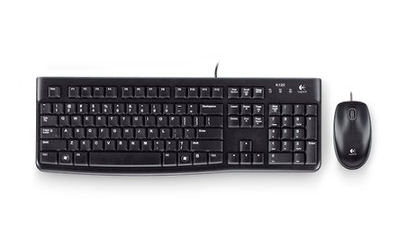LOGITECH MK120 TR Q USB KABLOLU KLAVYE VE MOUSE SET SİYAH 920-002560