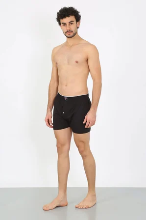 Erkek Penye Boxer Siyah MERY WOMAN