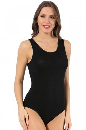 Bayan Kalın Askılı Body Siyah MERY WOMAN