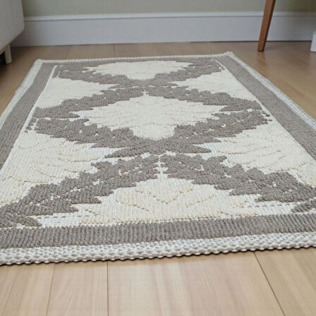 Pamuklu Kaymaz Taban Dikdörtgen Banyo Paspası – Yüksek Emici Pamuk Dokuma Banyo Halısı 50 x 80 Ölçülerinde