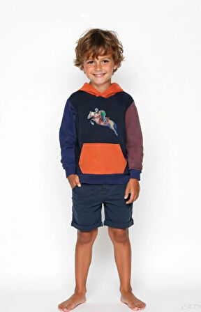 Çocuk Kapüşonlu Sweatshirt - Tarz / 8008