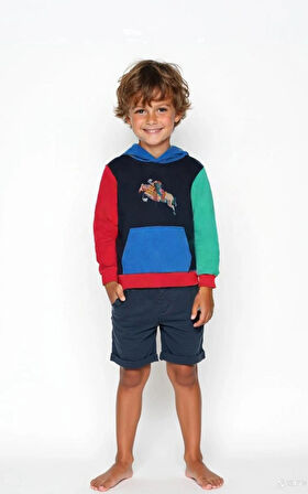 Çocuk Kapüşonlu Sweatshirt - Tarz / 8010