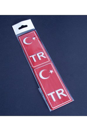 Tr Plaka Aliminyum Kırmızı Gümüş