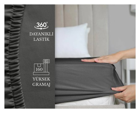 160X200 Ölçü Yastık Kılıflı , Lastikli Çarşaf Takımı %100 penye