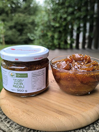 Düzce'den Cevizli Kuru İncir Reçeli 350G