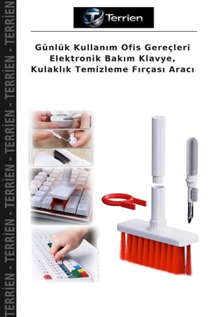 Günlük Kullanım Ofis Gereçleri Elektronik Bakım Klavye, Kulaklık Temizleme Fırçası Aracı