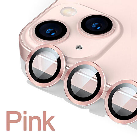 SKV MOBILE Iphone 14 Pro/ 14 Pro Max  Pembe  Kamera Koruyucu Lens Koruyucu