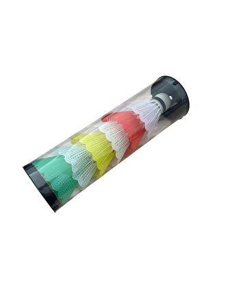 6 lı Badminton Topu Renkli Mantar Başlı Badminton Topu 