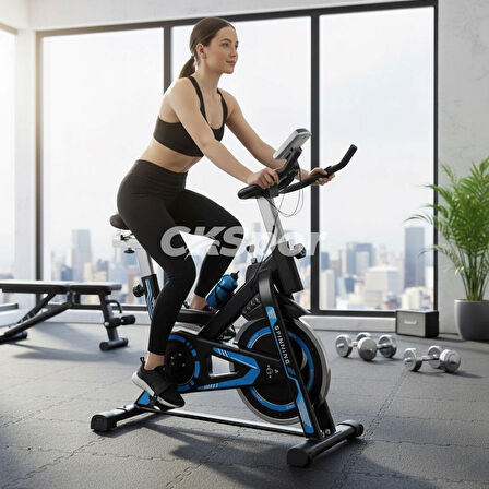 Spinning Bike Dikey Kondisyon Bisikleti – Ayarlanabilir ve Sessiz Ev Tipi Egzersiz Aleti