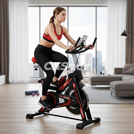 Spinning Bike Dikey Kondisyon Bisikleti – Ayarlanabilir ve Sessiz Ev Tipi Egzersiz Aleti