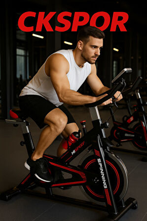 Spinning Bike Dikey Kondisyon Bisikleti – Ayarlanabilir ve Sessiz Ev Tipi Egzersiz Aleti