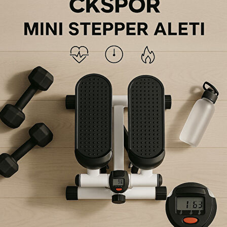 CKSpor Mini Stepper Fitness Twister  Step Aleti Direnç Lastikli Egzersiz Aleti  CKS-73