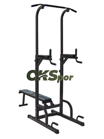 CKSpor Barfiks Çekme Duvarı Güç Kulesi Barfiks Çok Fonksiyonlu Spor Aleti CKS-76