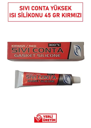 Best 300 Dereceye Dayanıklı Sıvı Conta Kırmızı 45GR