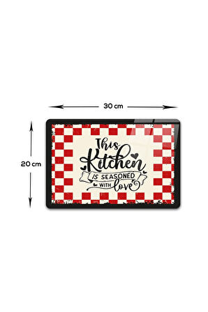 Cam Kesme Tahtası - Cam Kesme Tablası | Kitchen Love | 20cm x 30cm