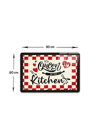 Cam Kesme Tahtası - Cam Kesme Tablası | Kitchen Queen | 20cm x 30cm