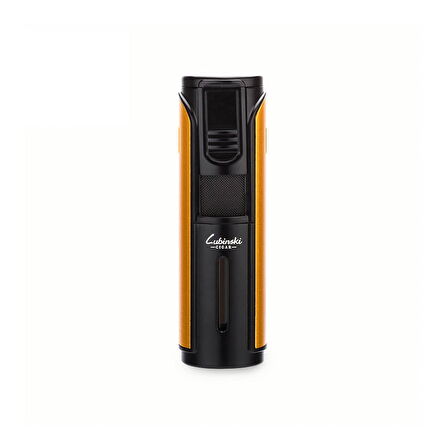 Lubinski 4lü Torch Sarı Puro Çakmağı (8062AT)