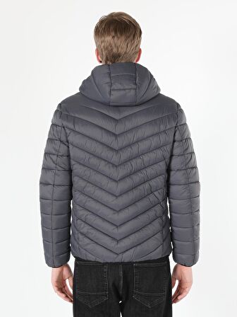  Slim Fit  Erkek Antrasit Mont