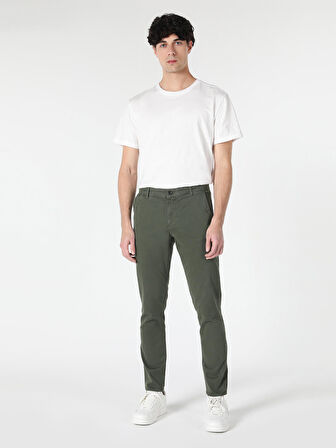 Slim Fit Orta Bel Erkek Pantolon