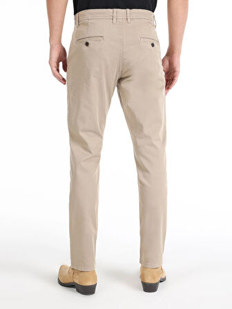 Regular Fit Orta Bel Sarı Erkek Pantolon Cl1049750