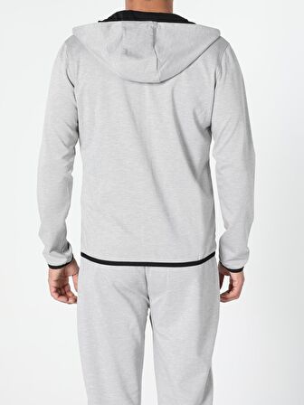  Slim Fit  Erkek Gri Melanj Ceket