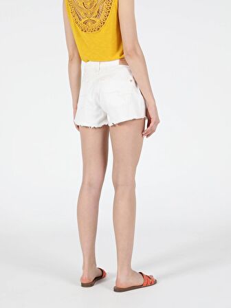 Orta Bel Kisa Slim Fit Jean Kadın Jean Şort Cl1051486