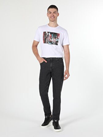 041 Danny Düşük Bel Dar Paça Slim Fit Jean Erkek Jean Pantolon
