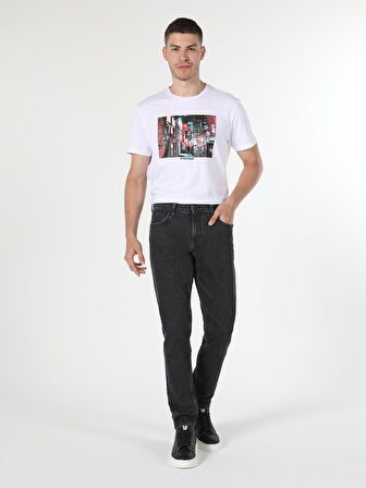 041 Danny Düşük Bel Dar Paça Slim Fit Jean Erkek Jean Pantolon
