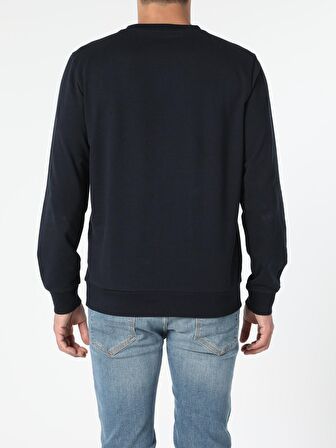 Regular Fit Lacivert Erkek Sweatshirt